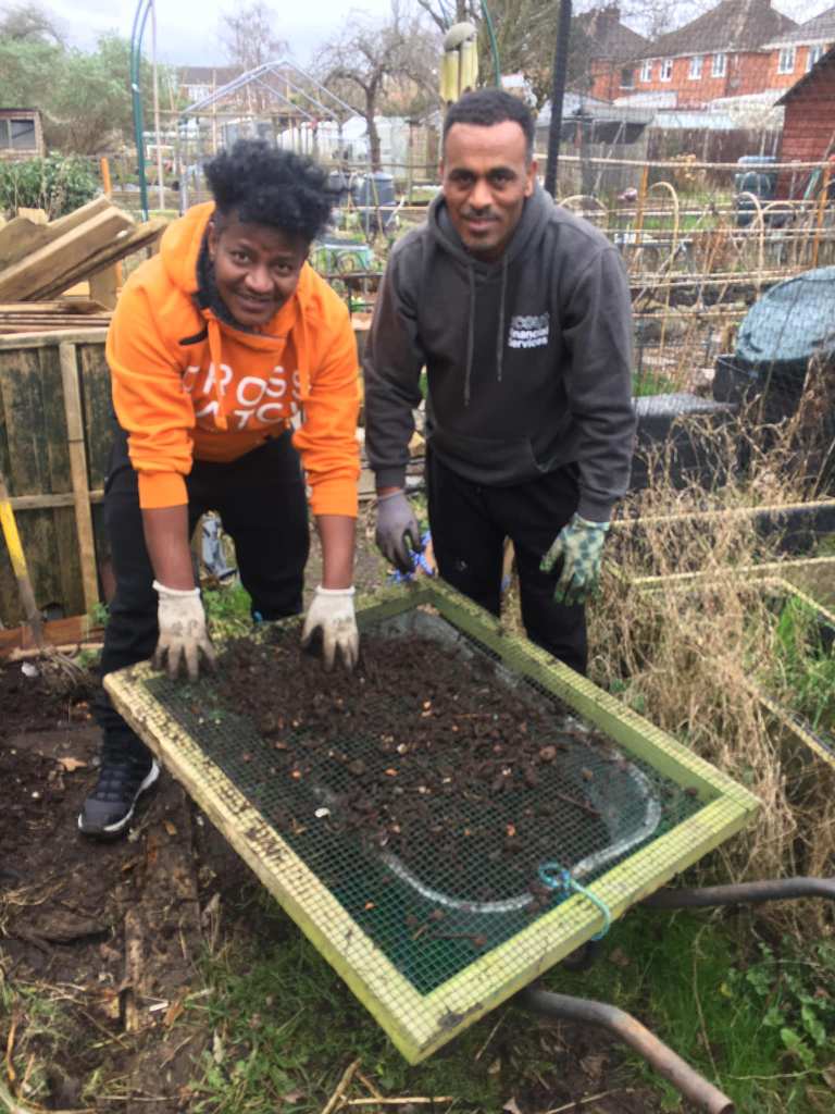 Refugees on allotment